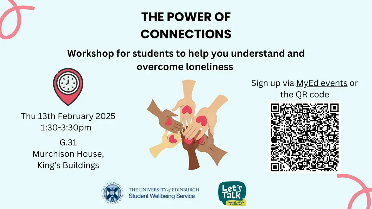 Poster for event showing time, date and location