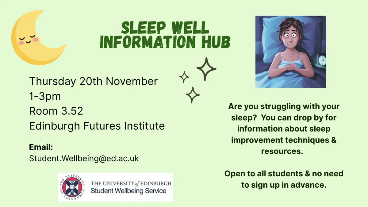 Poster for event showing time, date and location