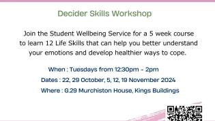 Poster for event showing time, date and location