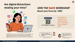 Poster for event showing time, date and location