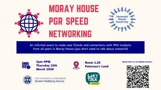 Poster for event showing time, date and location