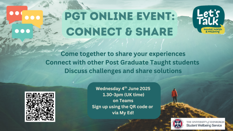 Poster for event showing time, date and location