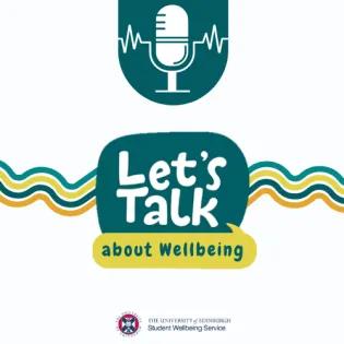 Logo for 'Let's Talk about Wellbeing' podcast series