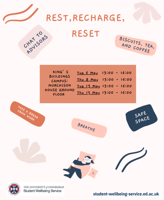 Poster for event showing time, date and location